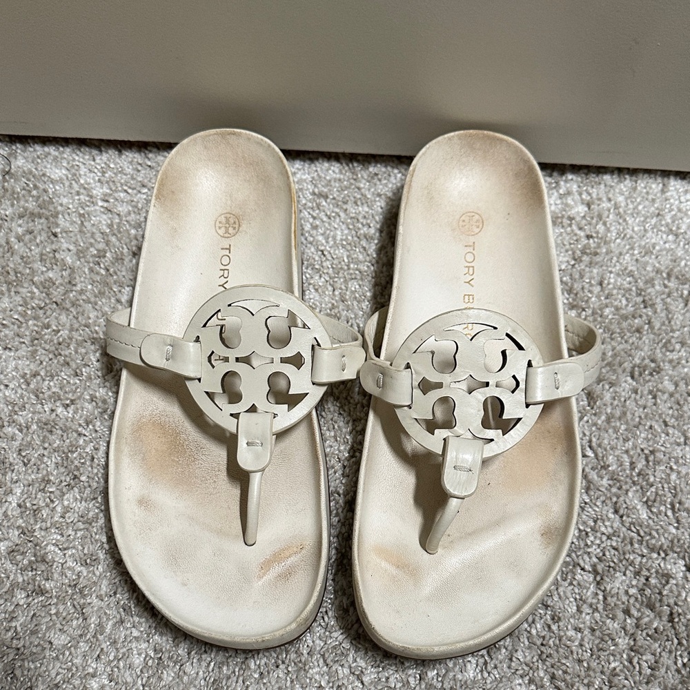 Tory Burch Women's Off-White Sandals